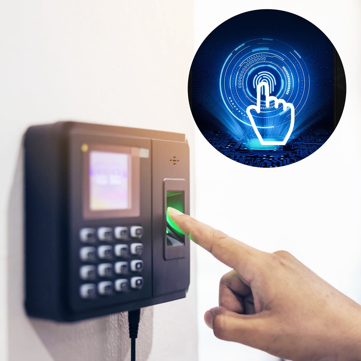 YUUSFJI Single Fingerprint Reader - High-Performance Optical Fingerprint Scanner with USB Connectivity